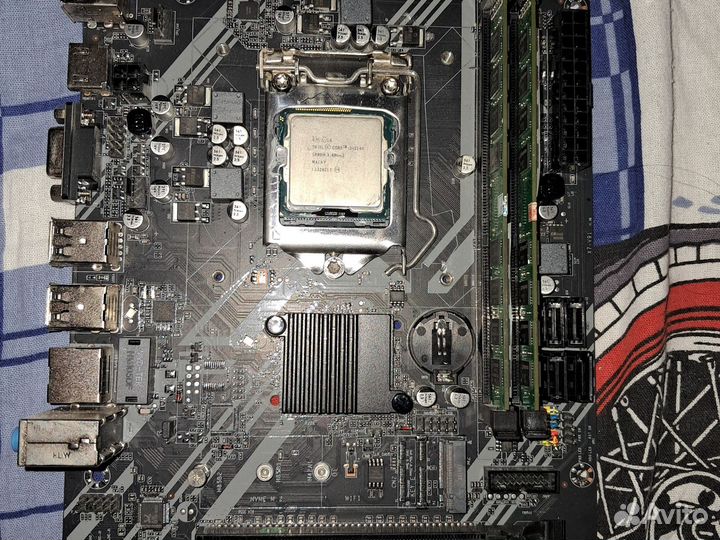Материнская плата 1155 с процессором