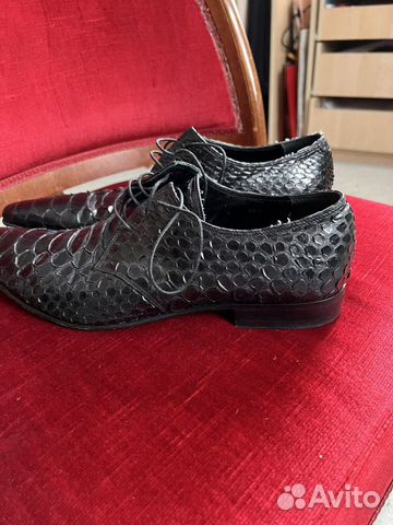 Туфли мужские Gianni Barbato змеиная кожа