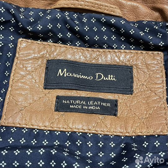 Кожаная куртка Massimo Dutti оригинал