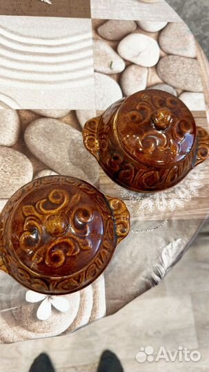 Глиняные горшки 4 шт