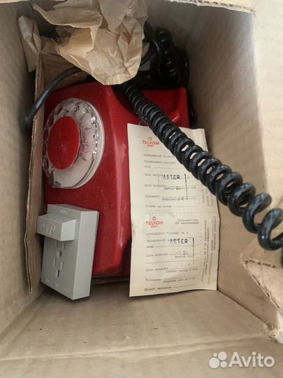 Телефон дисковый новый СССР