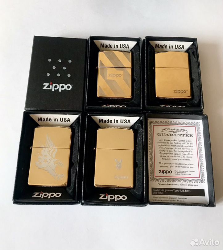 Зажигалка Zippo "Золотая Серия"