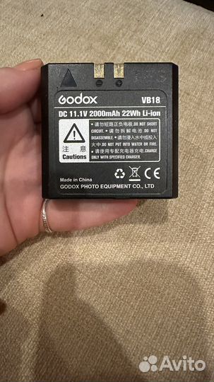 Аккумулятор Godox VB18 для вспышек V860II V850II