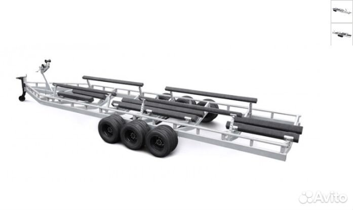 Прицеп мзса 16000ят.001 для больших яхт и катеров