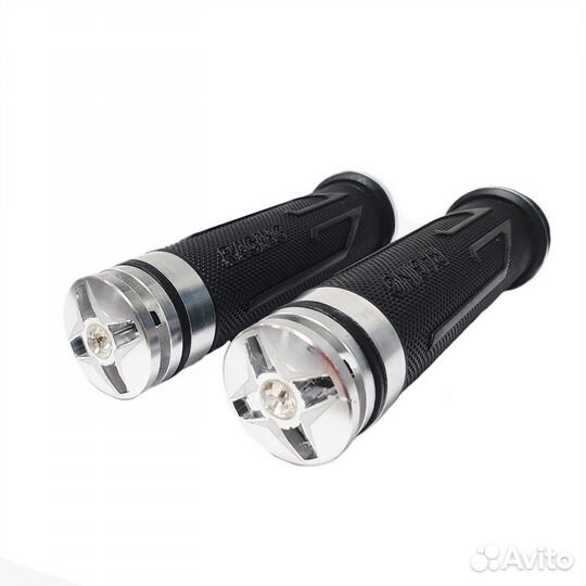 Ручки руля универсальные rizona #HP2 (серебро)