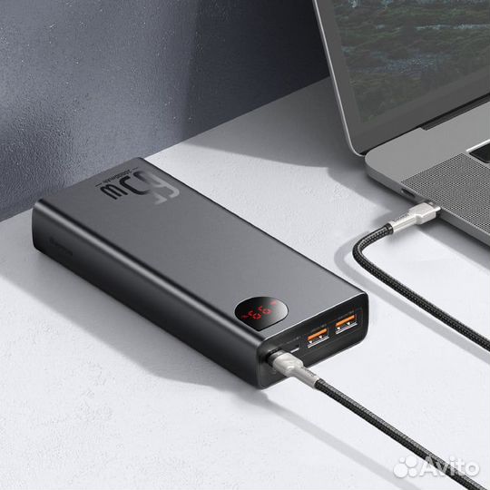 Внешний аккумулятор Baseus Adaman Metal Digital