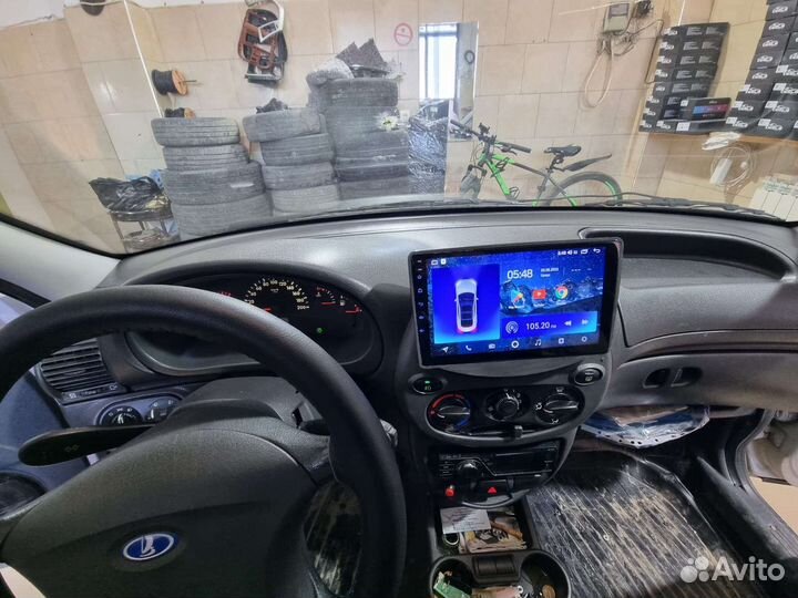 Магнитола Андроид на Лада Калина 1 9дюймов