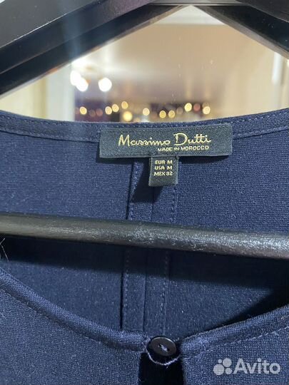 Massimo dutti платье синее