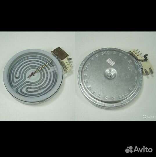 Конфорка электро плит, переключатель, уплотнитель