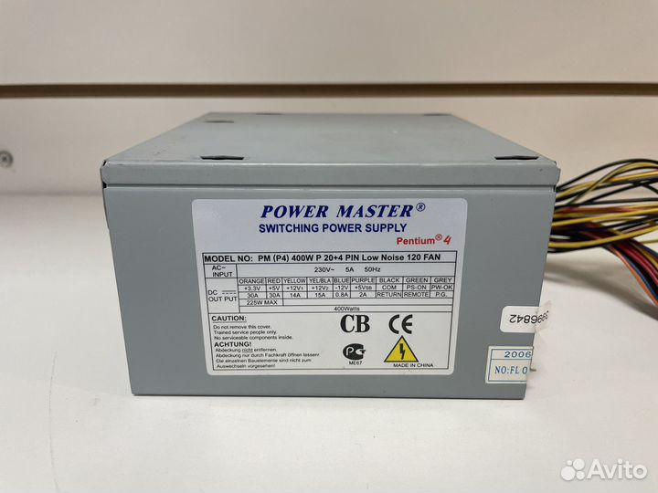 Блок питания для пк 450w 400w