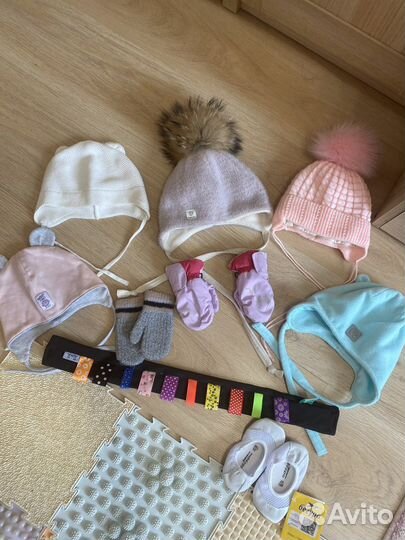 Шапка детская для девочки 44-46