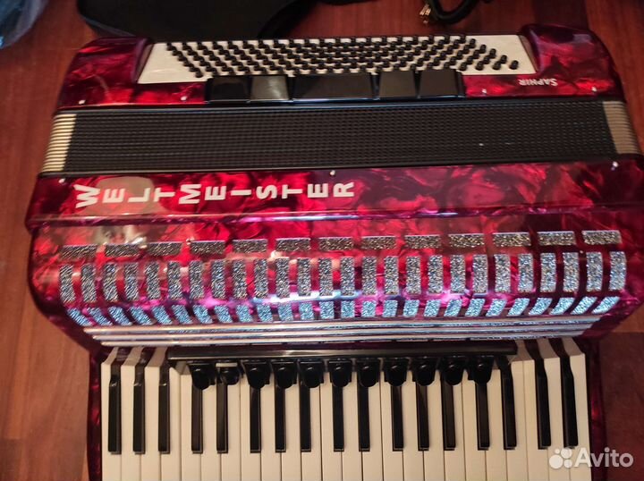 Аккордеон weltmeister сапфир,две штуки