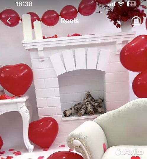 Камин декоративный