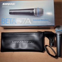 Shure Beta57a вокальный, инструментальный микрофон