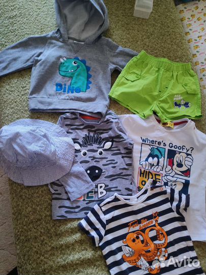 Детские вещи пакетом на мальчика 74-80