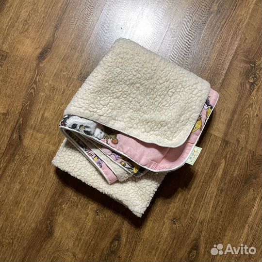 Детское одеяло овечья шерсть