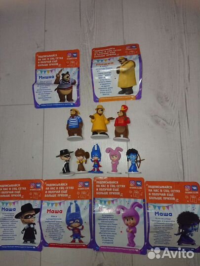 Коллекция Маша и Медведь свит бокс +киндеры