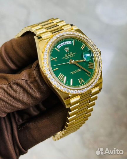 Часы Rolex Day date 40mm green