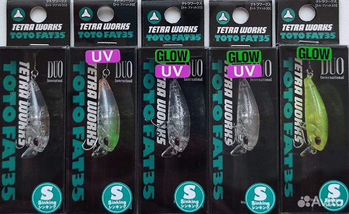 DUO Tetra Works Toto Fat 35S (10 расцветок)