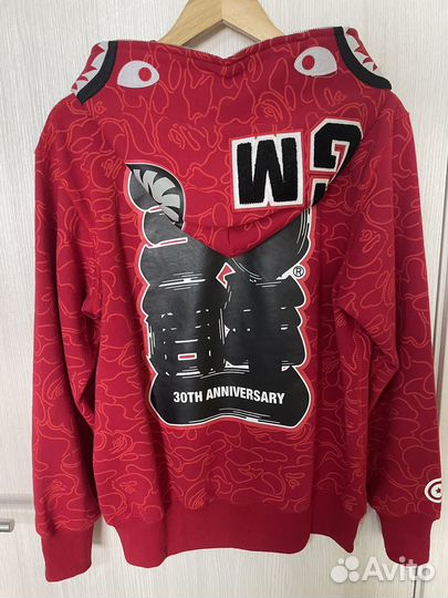 Зип-Худи bape 30TH anniv. Shark