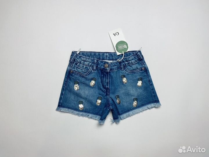 Джинсовые шорты 116