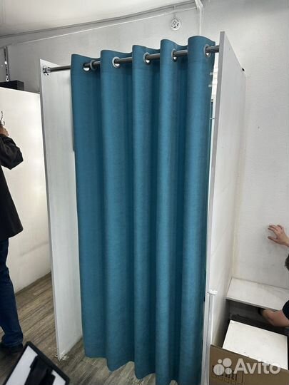 Шторы из канваса для примерки