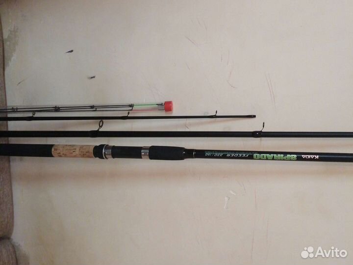 Фидерное удилище kaida spirado 330/150 с катушкой