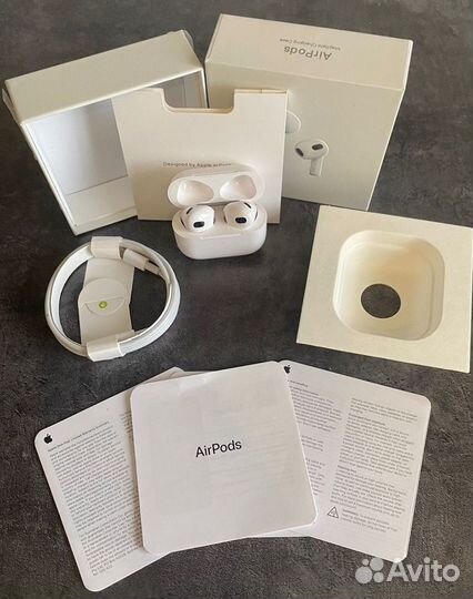 Беспроводные наушники apple airpods 3