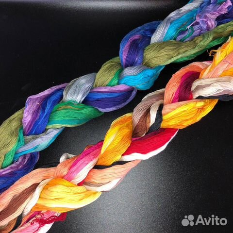 Мулине нитки для вышивания / коса