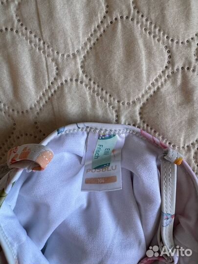 Купальник слитный для девочки 104