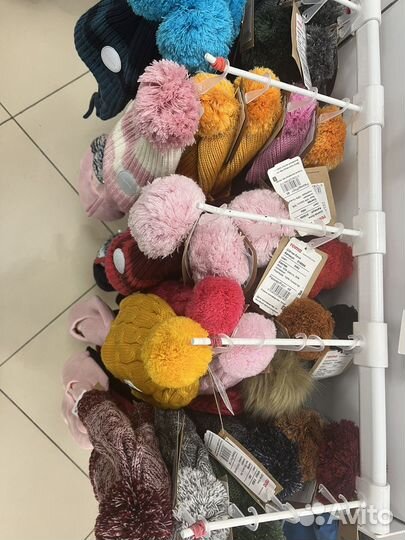 Зимние шапки на завязках