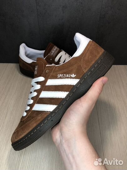 Кроссовки мужские adidas handball spezial brown