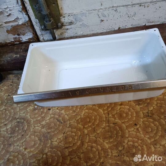 Эмалированный ящик для фруктов холодильник ЗИЛ