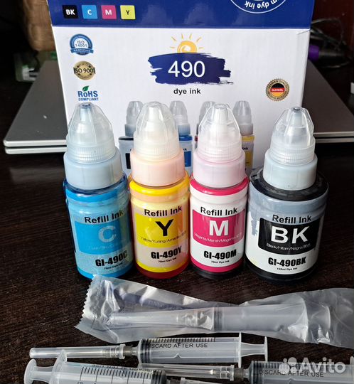 Чернила для струйных принтеров. sunwel GI-490