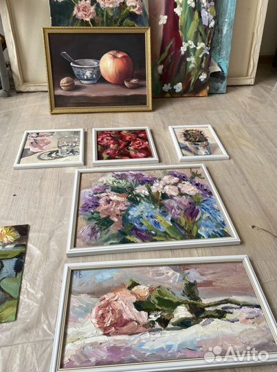 Картины маслом на холсте в наличии