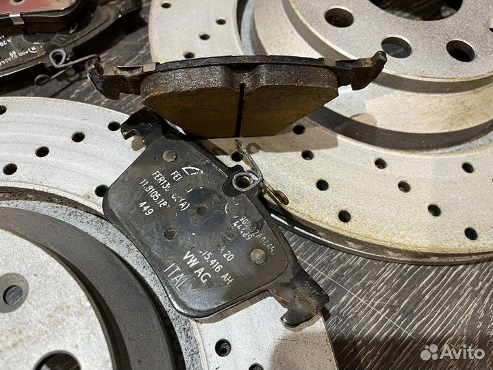 310/22 задние тормоза MQB эл. ручник