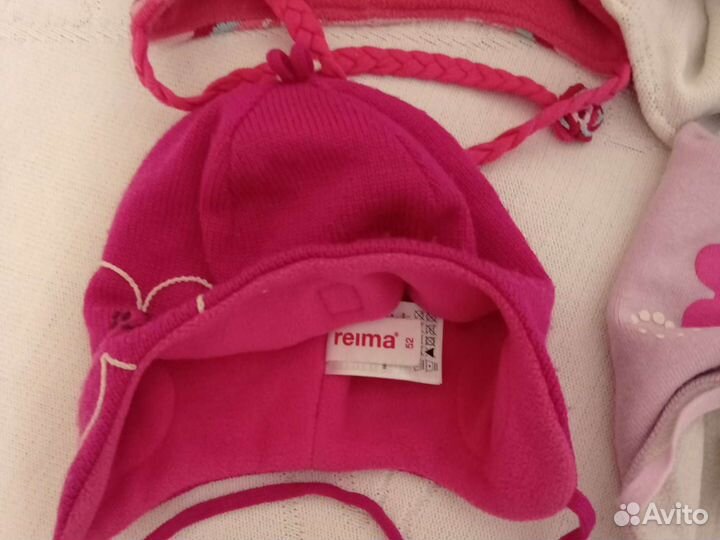 Шапки на девочку р-ры от 48 до 52