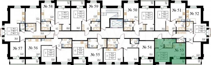 Квартира-студия, 32,3 м², 6/8 эт.