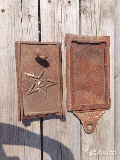 Вьюшка и крышка поддувала