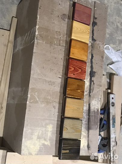 Полка настенная навесная массив