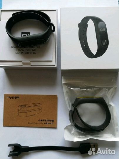 Mi band+часы+стекло+доп.браслет