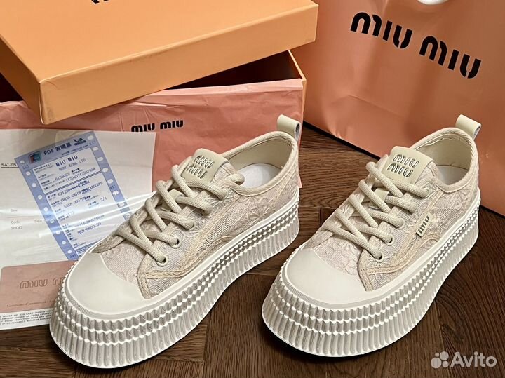 Кеды женские Miu Miu