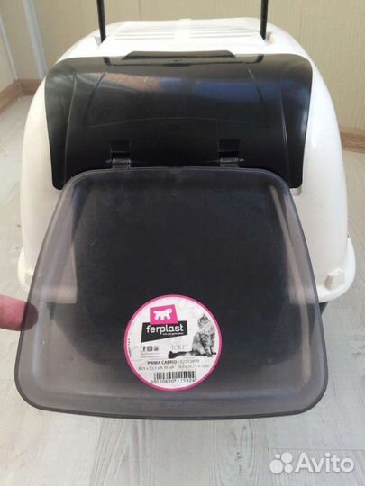 Кошачий туалет домик