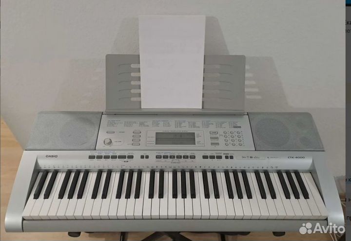 Синтезатор casio ctk 4000