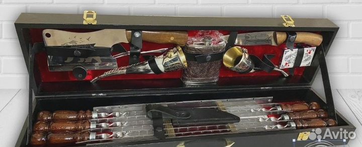 Шашлычный набор №2 (рога) Кизляр