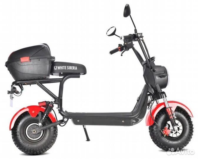 Электроскутер WS Mini R 1200w (2022) - красный