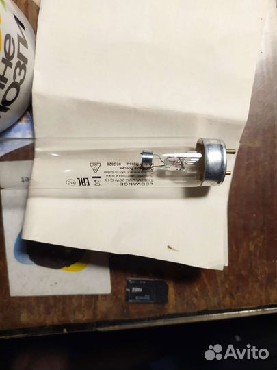 Лампа бактерицидная (уф лампа)