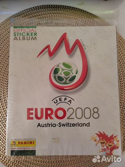Журнал Panini Euro 2008 полная коллекция наклеек