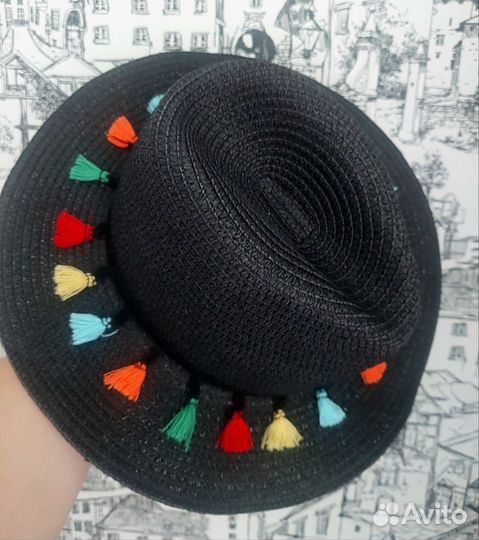 Шляпа федора женская на лето