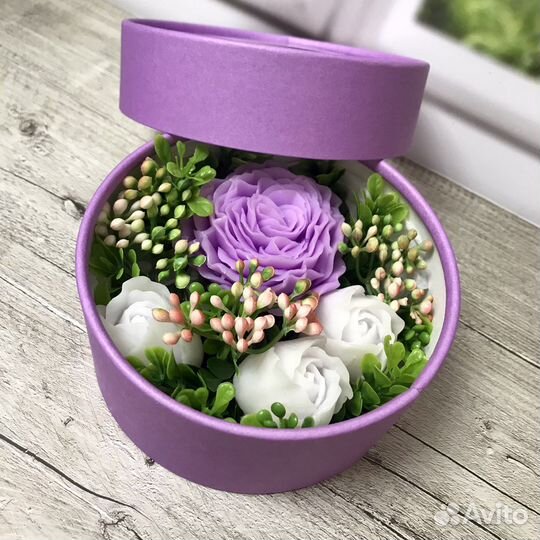 Букет цветов из мыла